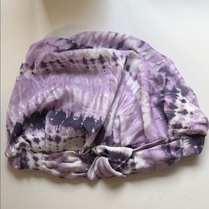 Purple Tie-Dye Headwrap